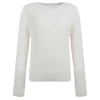 Alpaca blend fluffy sweater