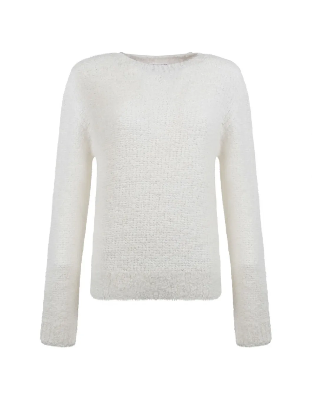 Alpaca blend fluffy sweater