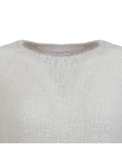 Alpaca blend fluffy sweater