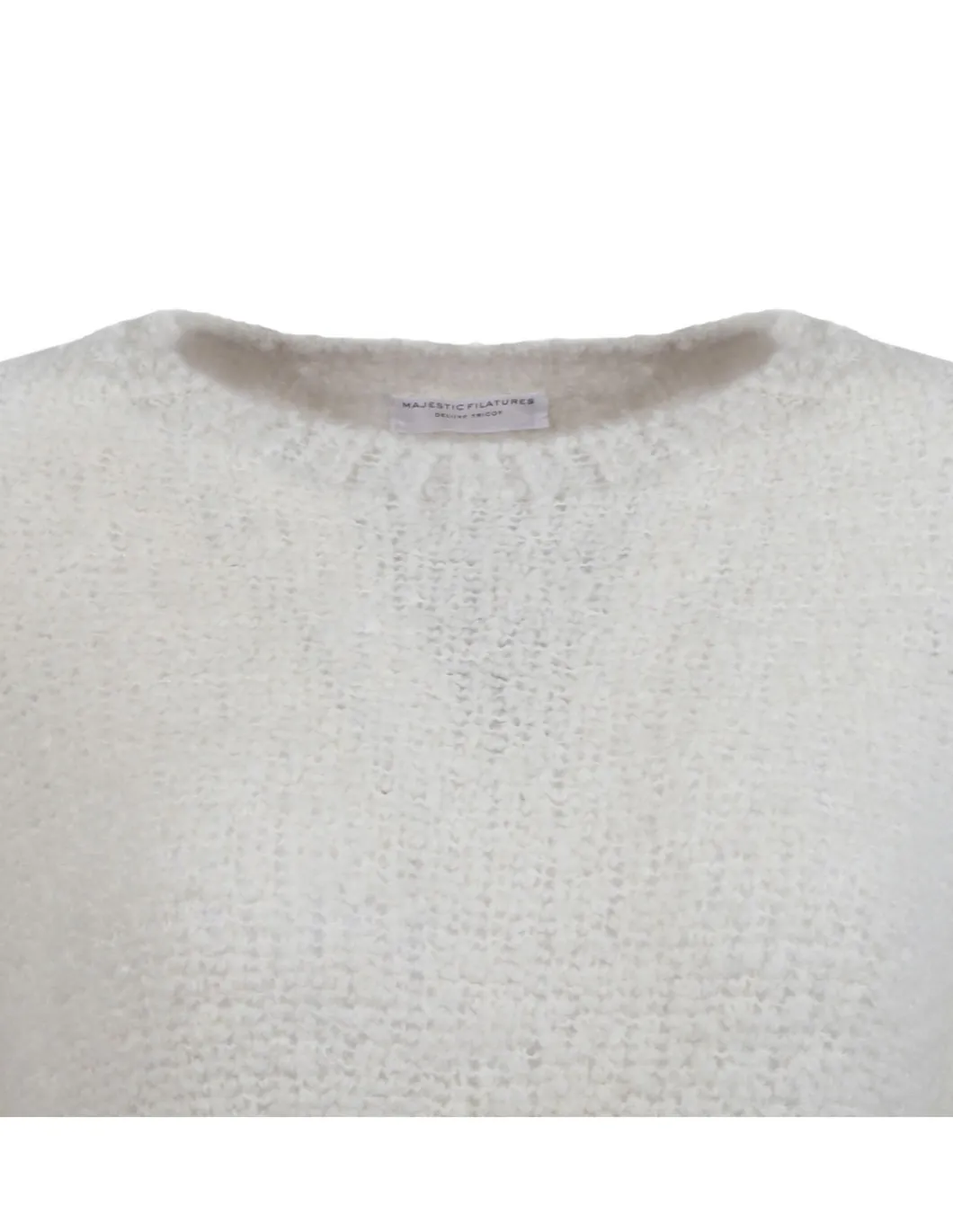 Alpaca blend fluffy sweater