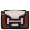 Alpha black and multicolor handbag
