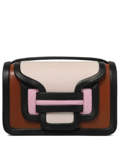 Alpha black and multicolor handbag