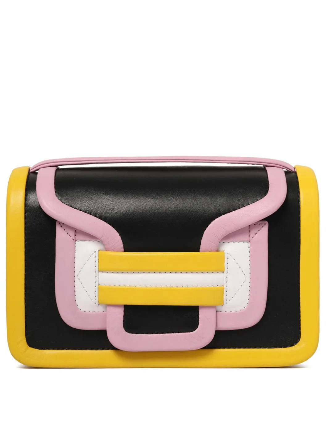 Alpha black and multicolor handbag