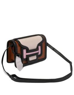 Alpha black and multicolor handbag