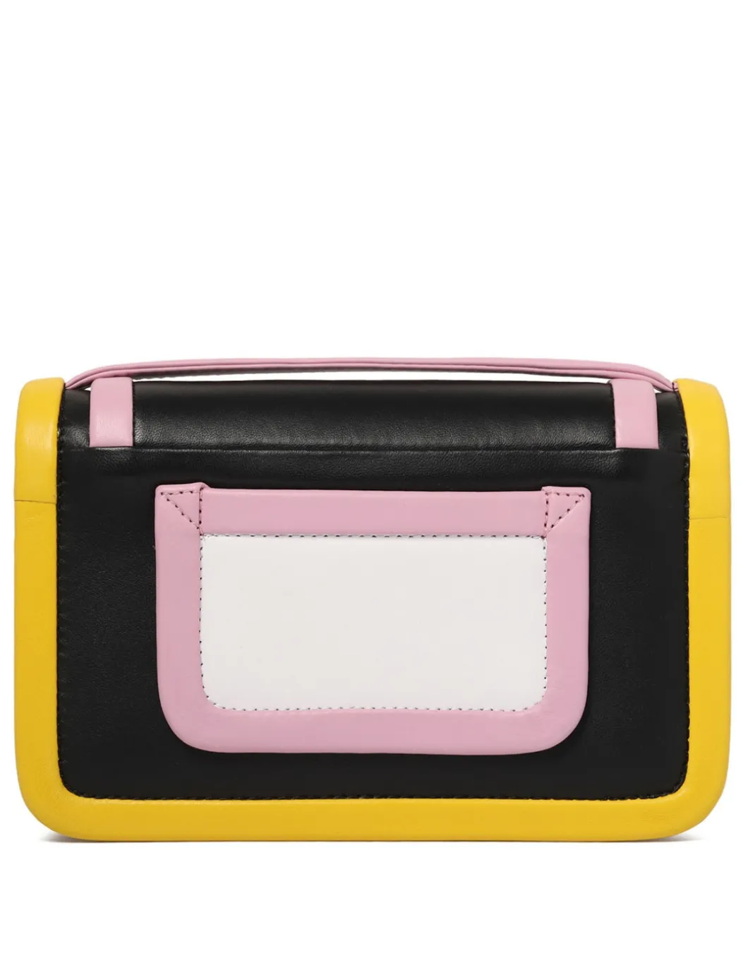 Alpha black and multicolor handbag
