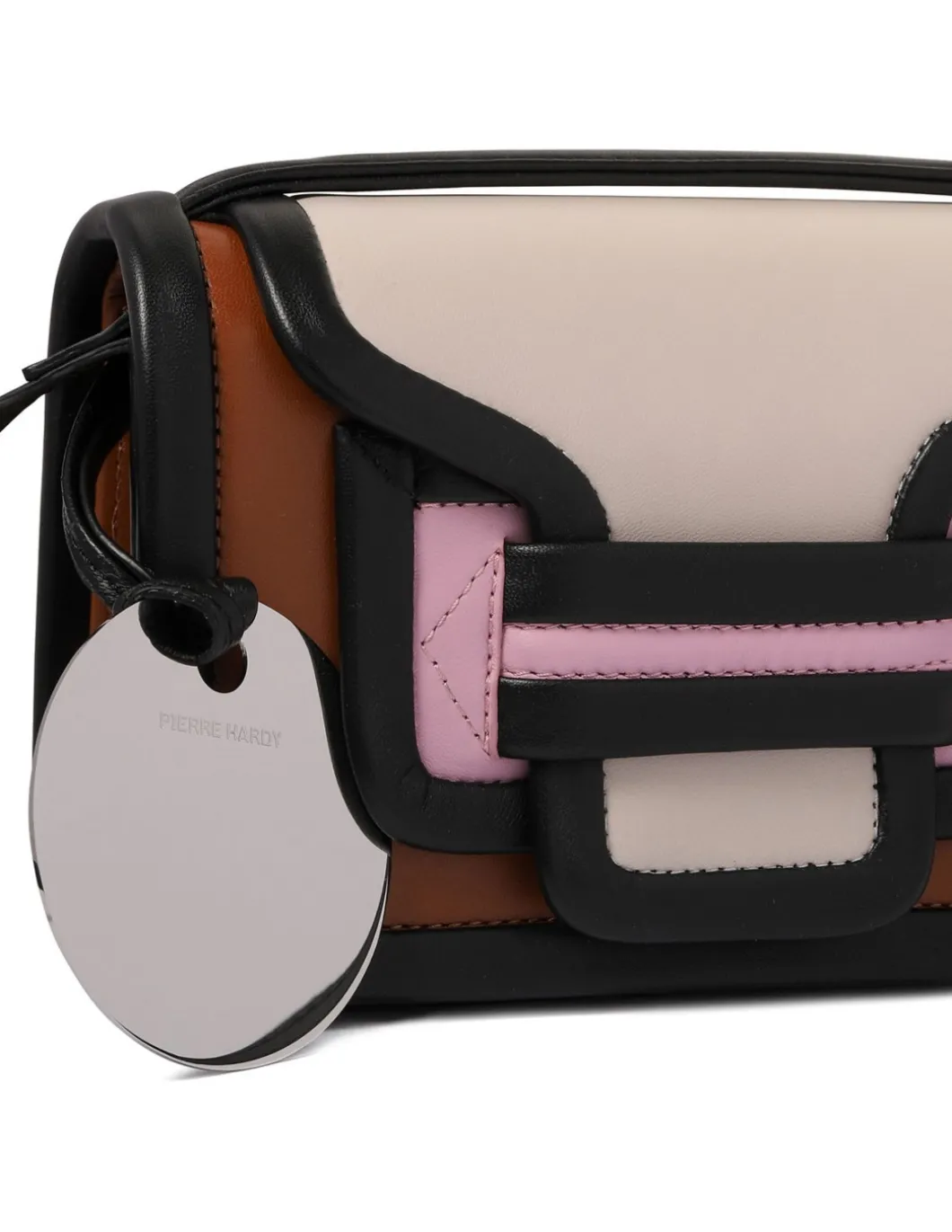 Alpha black and multicolor handbag
