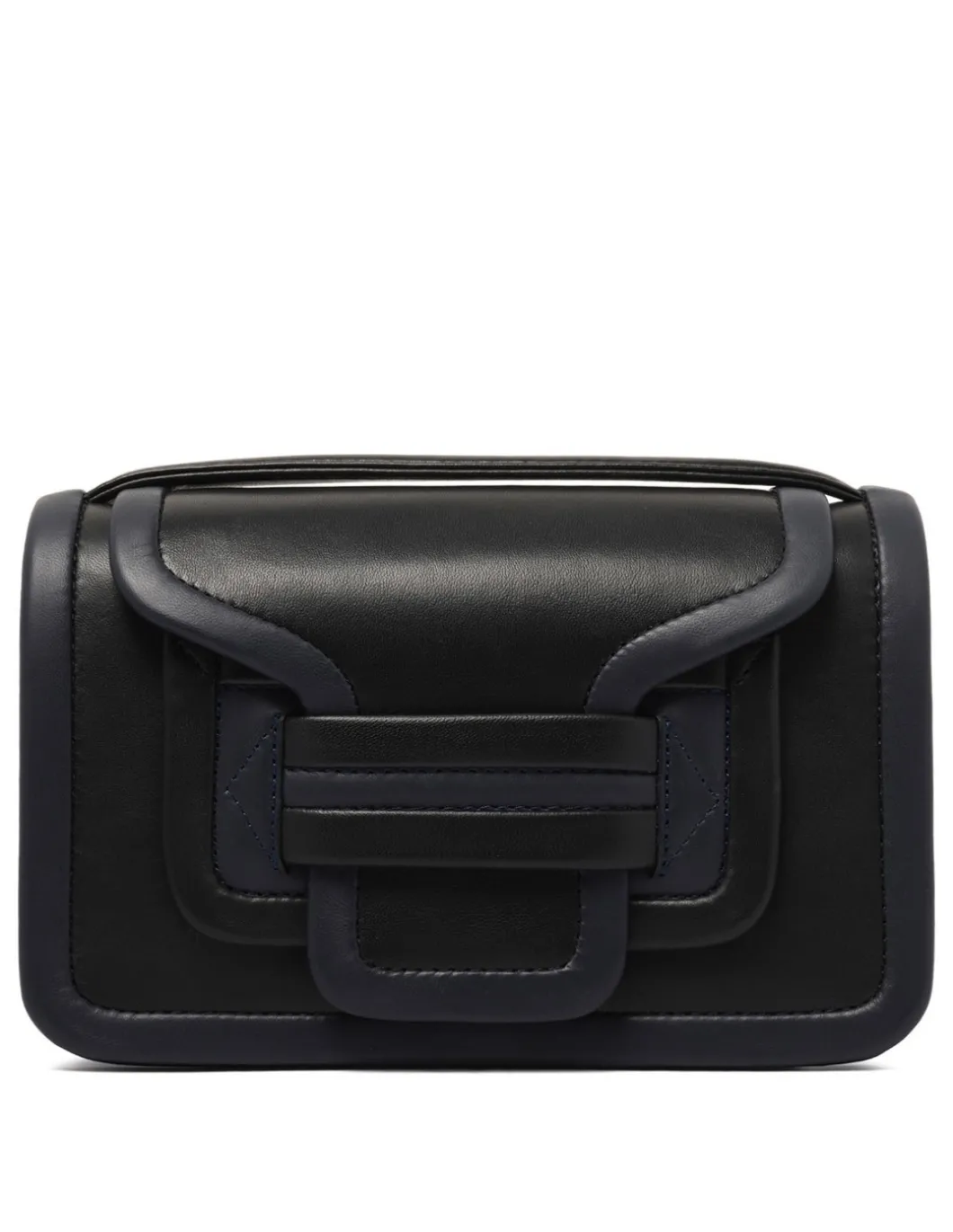 Alpha black and navy handbag