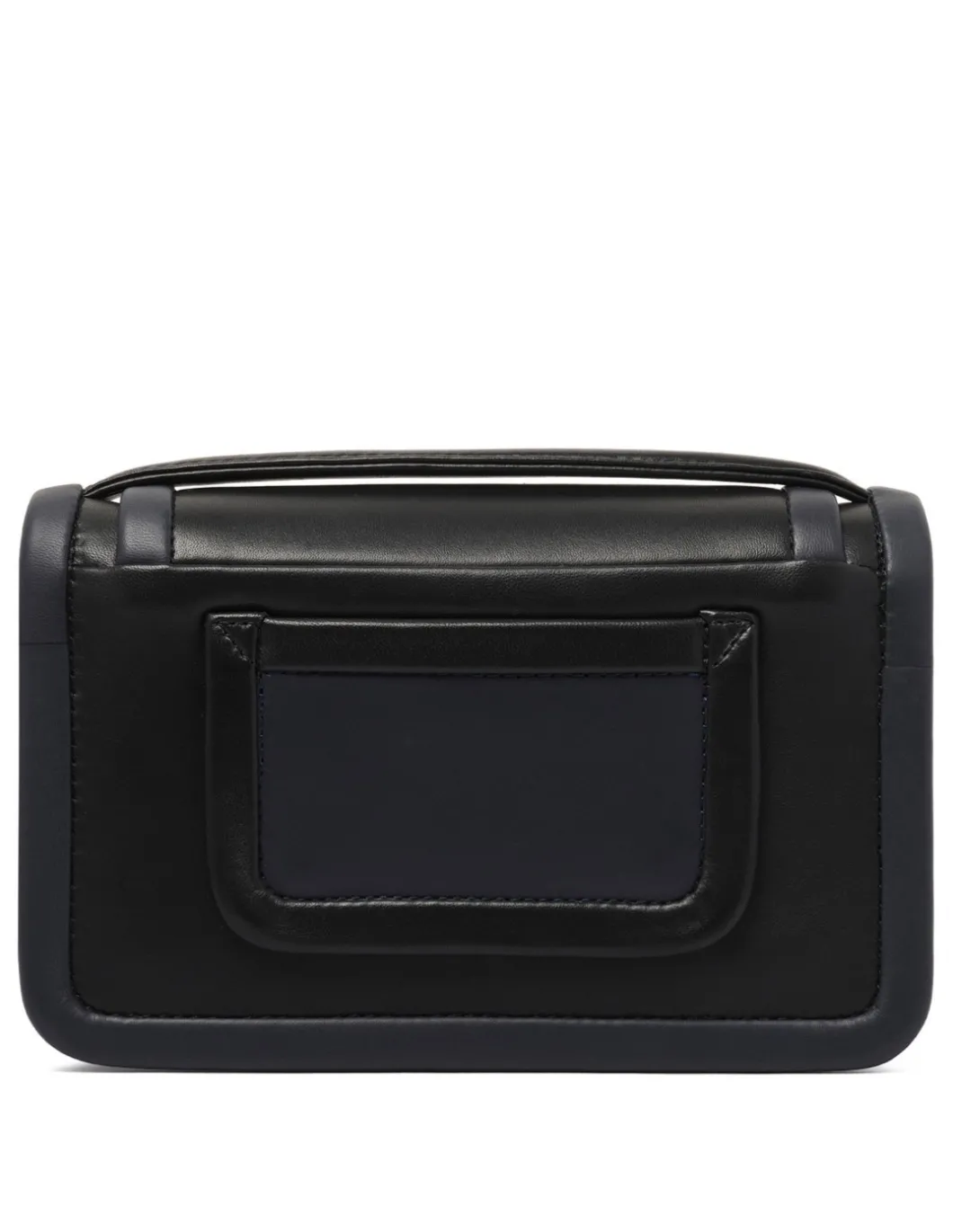Alpha black and navy handbag
