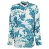 Areto cotton and silk blend shirt