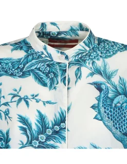 Areto cotton and silk blend shirt