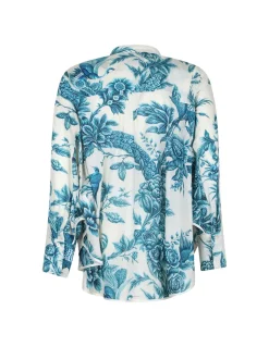 Areto cotton and silk blend shirt