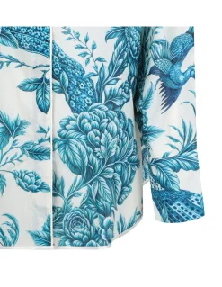 Areto cotton and silk blend shirt