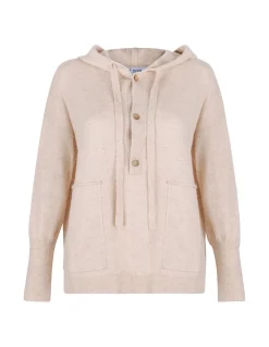Ariana knit cashmere hoodie