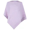 Auguste lilac cashmere poncho