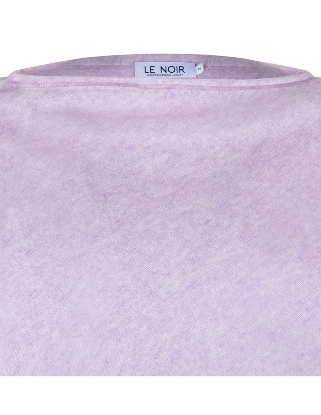 Auguste lilac cashmere poncho