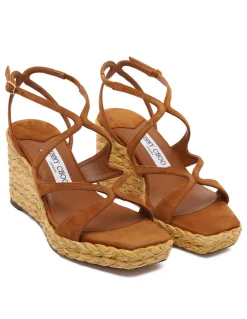 Ayla 85 suede wedge sandals