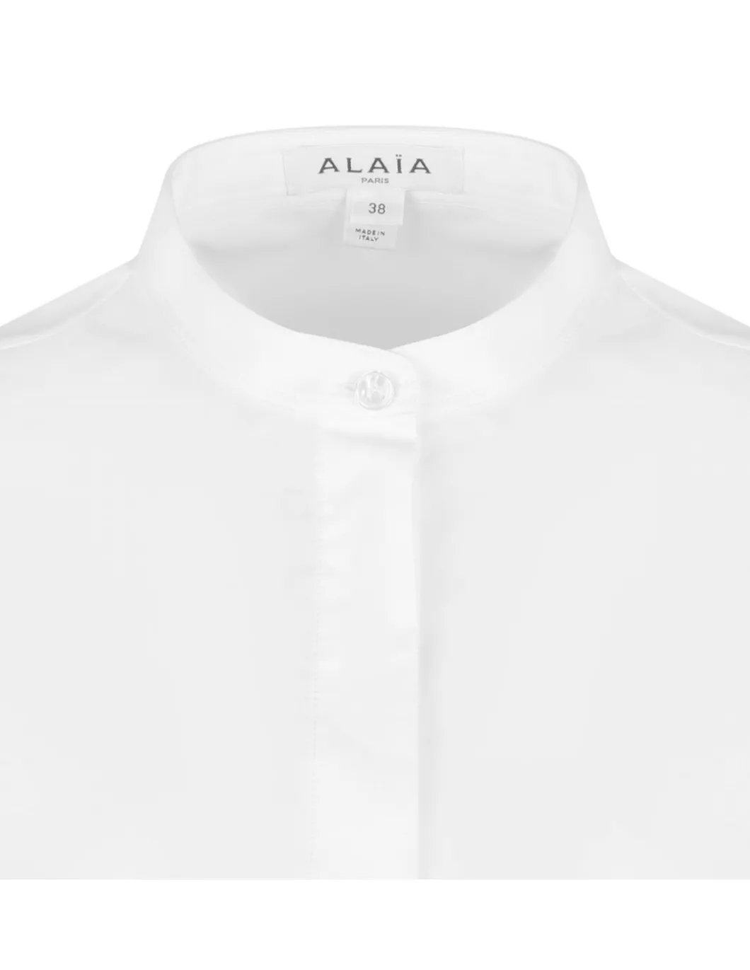 Balloon sleeves poplin shirt