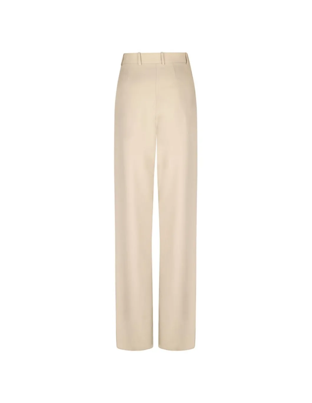 Beige light wool pants