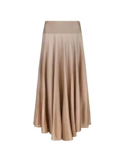 Beige maxi skirt