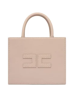 Beige tote bag