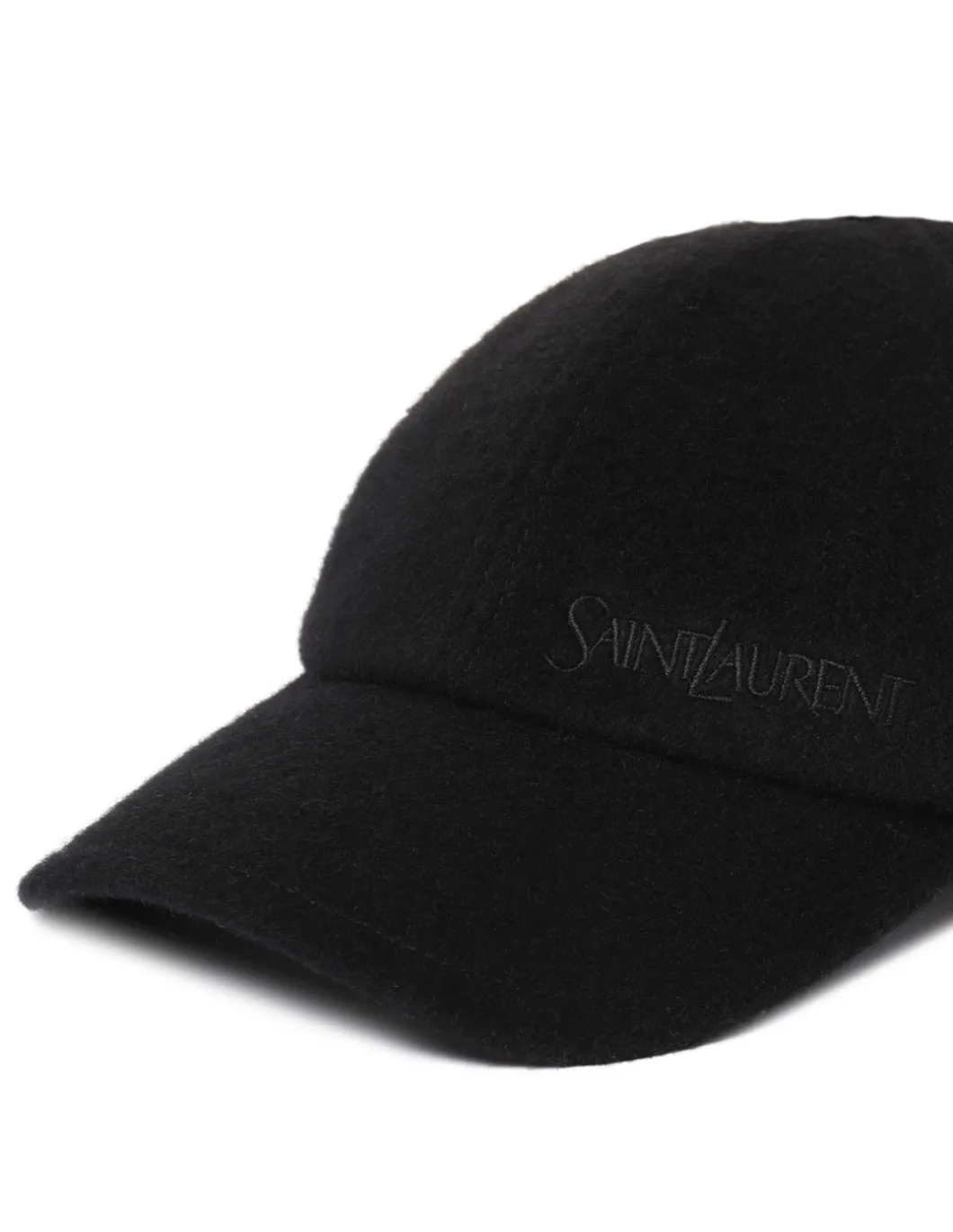 Black cashmere vintage cap