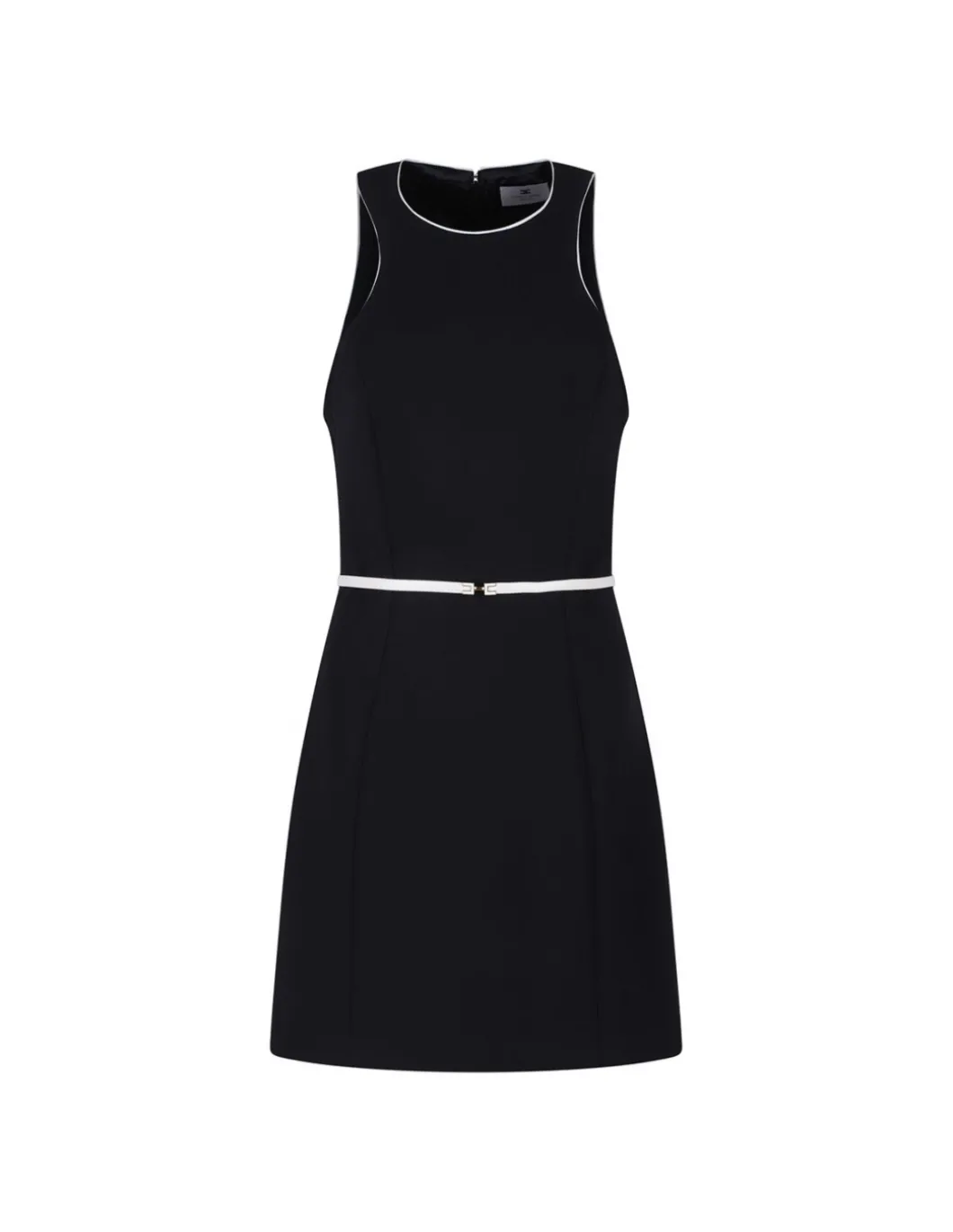 Black crepe dress