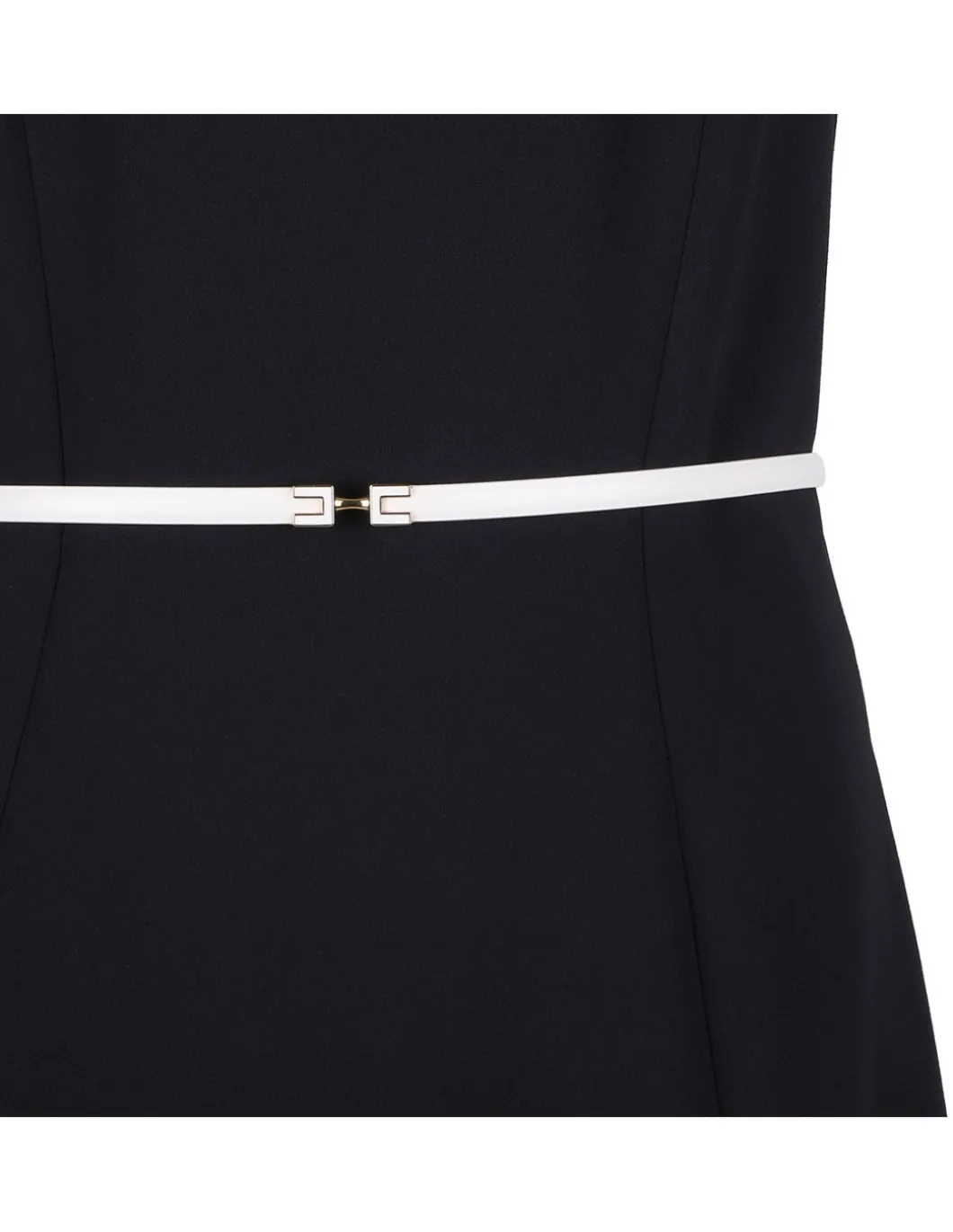 Black crepe dress