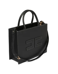 Black medium tote bag