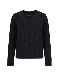 Blue wool sweater