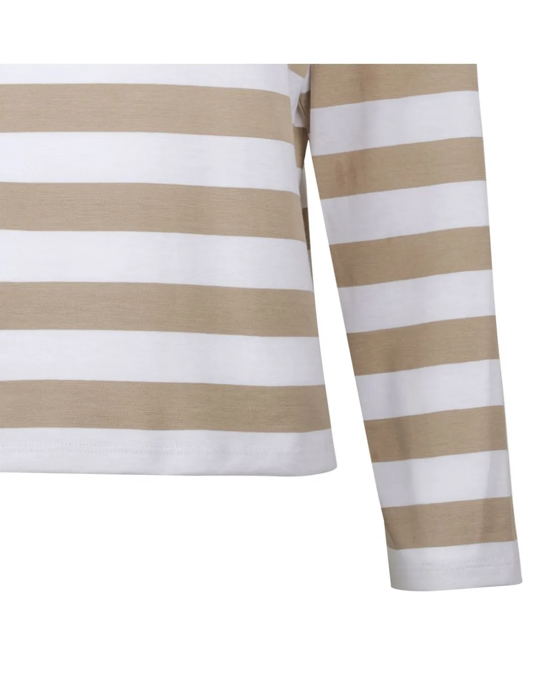 Boat neck striped top
