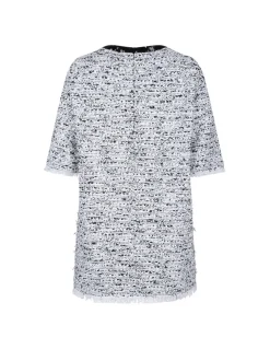 Bouclé tweed T-shirt