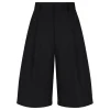 Brenda viscose blend bermuda pants