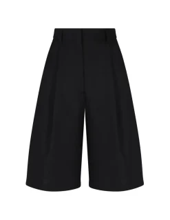 Brenda viscose blend bermuda pants