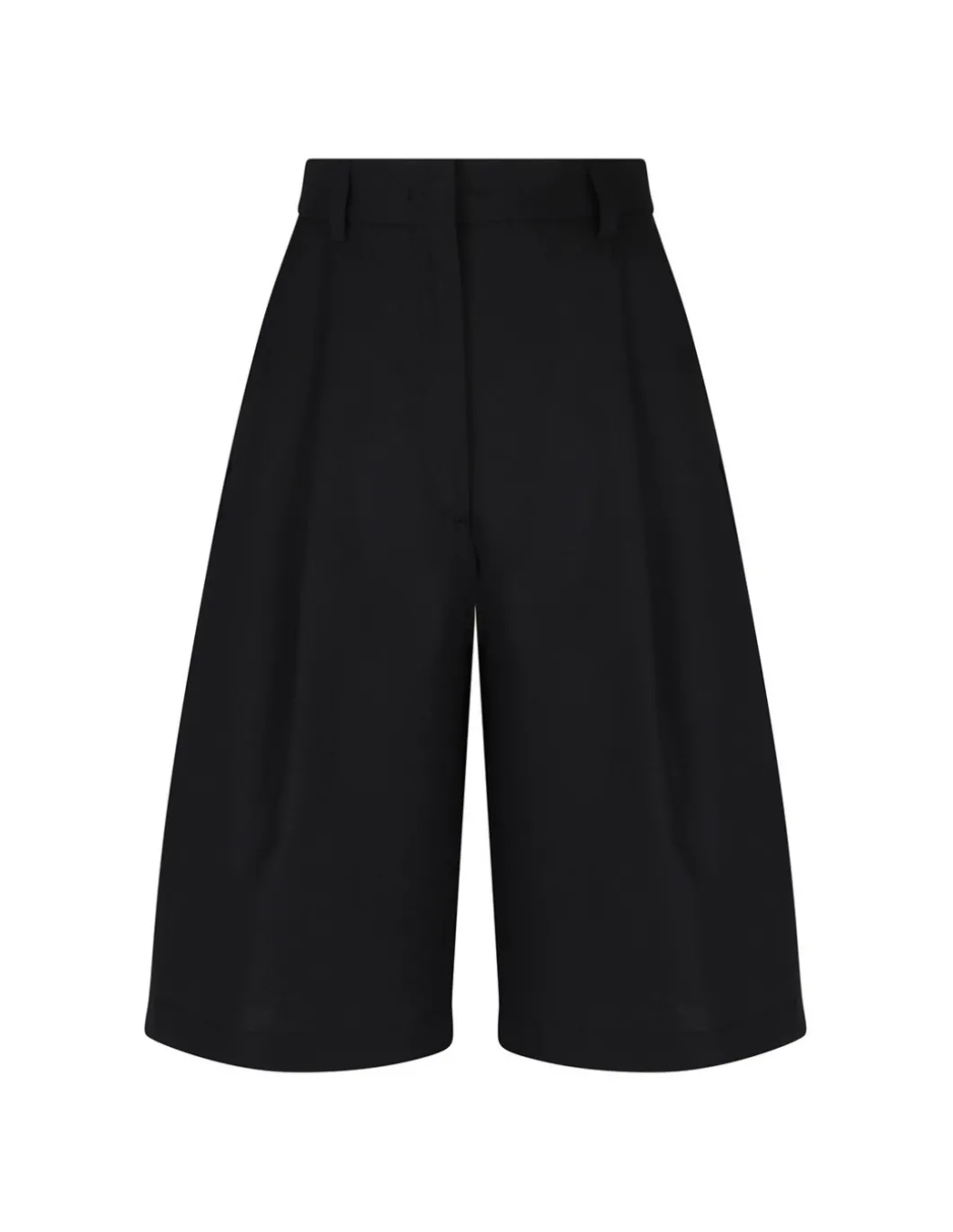 Brenda viscose blend bermuda pants