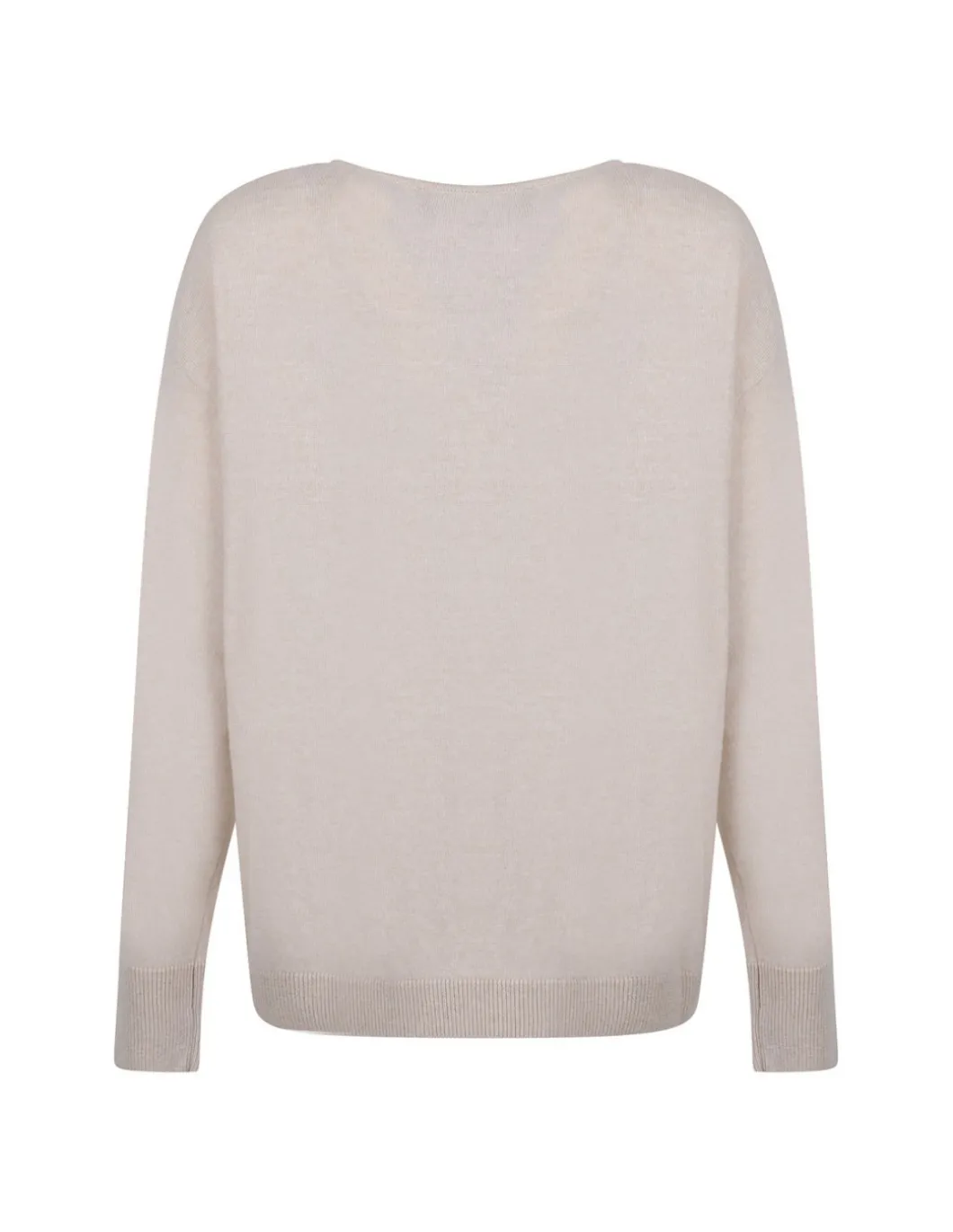 Butter-hue wool blend sweater