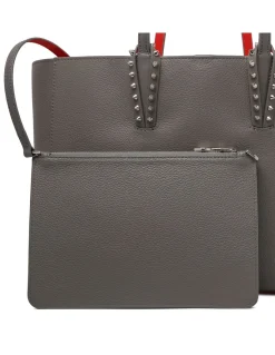 Cabata small leather tote bag