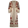 Cashew mandala maxi dress