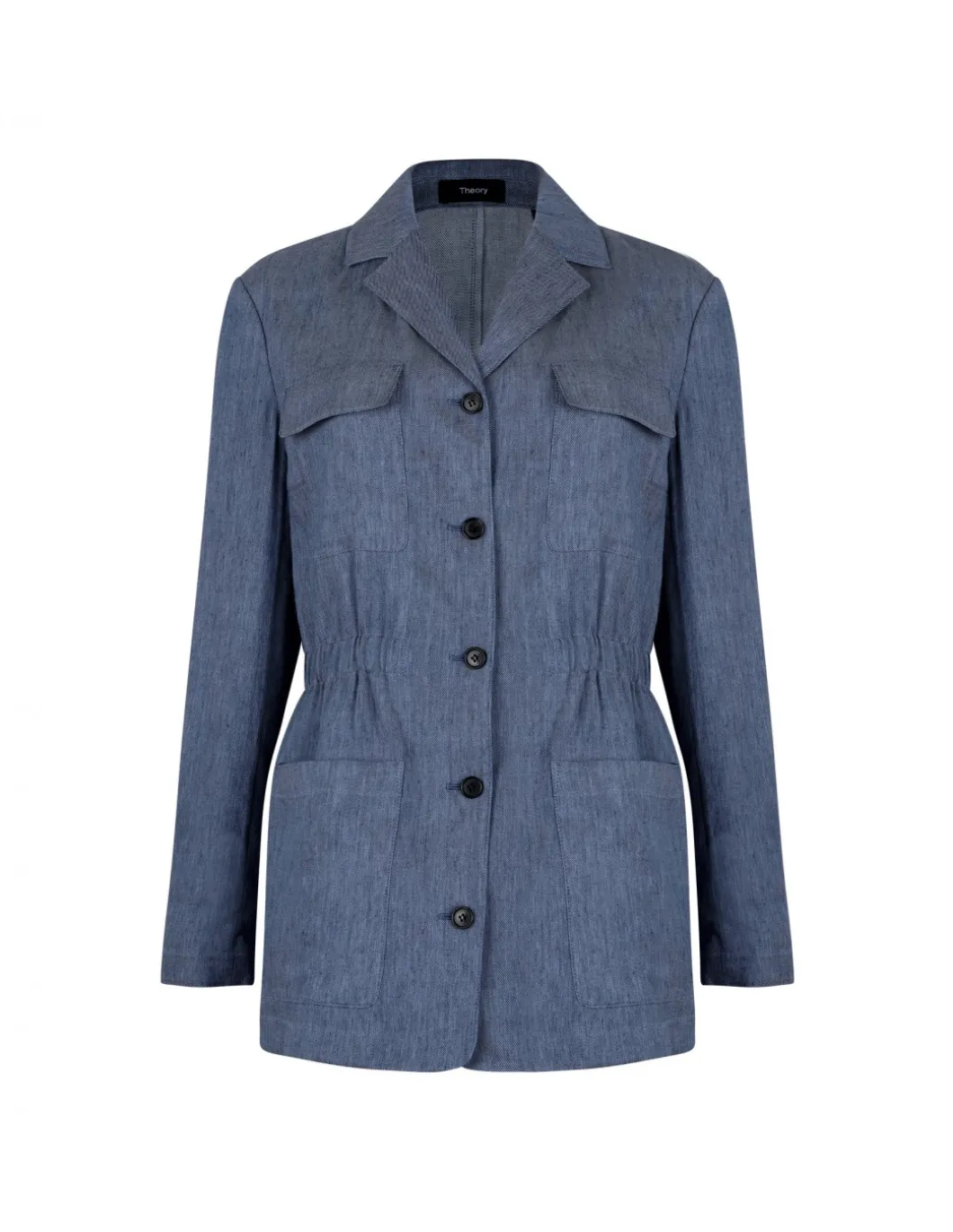 Cinched denim jacket