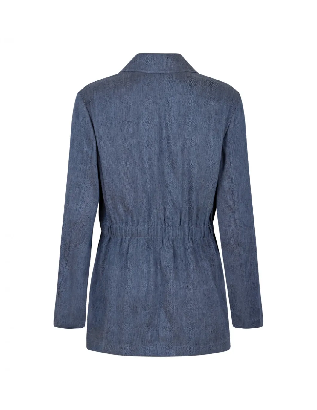 Cinched denim jacket