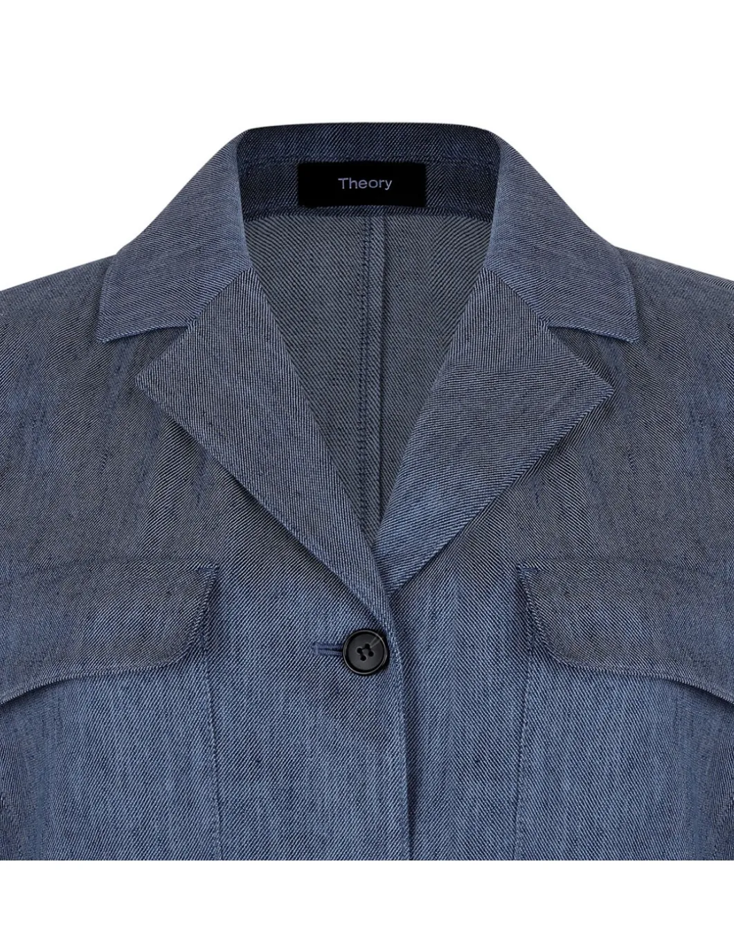Cinched denim jacket