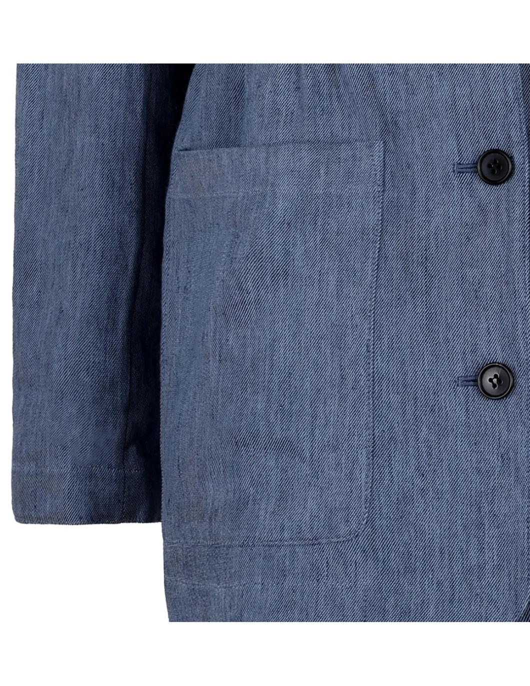Cinched denim jacket