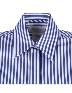 Conio striped poplin shirt