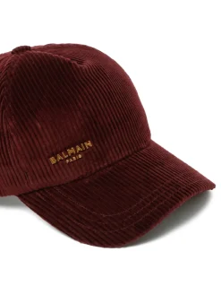Corduroy logo cap