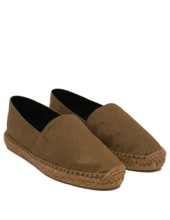Cotton gabardine espadrillas