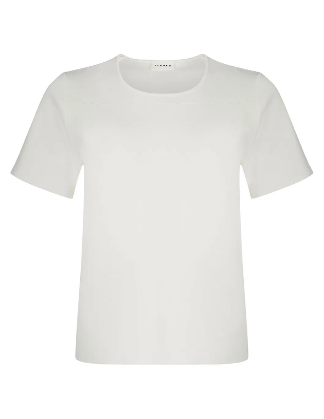 Cream white viscose blend top