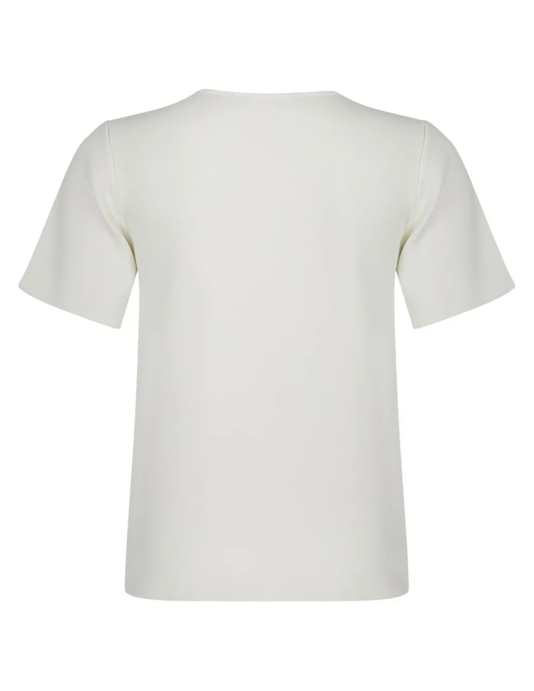Cream white viscose blend top