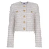 Cropped tweed jacket