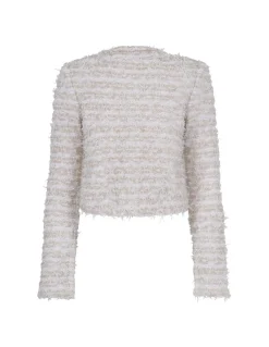 Cropped tweed jacket