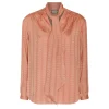 Crêpe satin shirt
