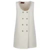 Damier bouclé mini dress